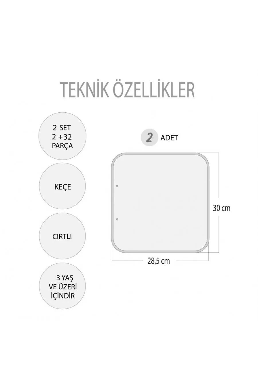 2 Set - 27 Parça  Banyo ve Yatak Odası Keçe Cırtlı Aktivite Sayfası - Çocuk Etkinlik , Eğitici Oyuncak