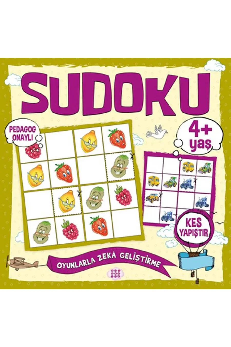 Çocuklar İçin Sudoku - Kes Yapıştır (4+ Yaş)  (4022)