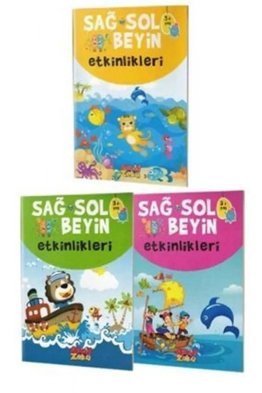 Sağ ve Sol Beyin Etkinlikleri Seti (3+Yaş)  (4022)