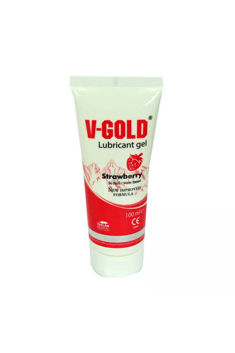 Kayganlaştırıcı Jel Çilekli Su Bazlı 100 ML Strawberry Lubricant Gel