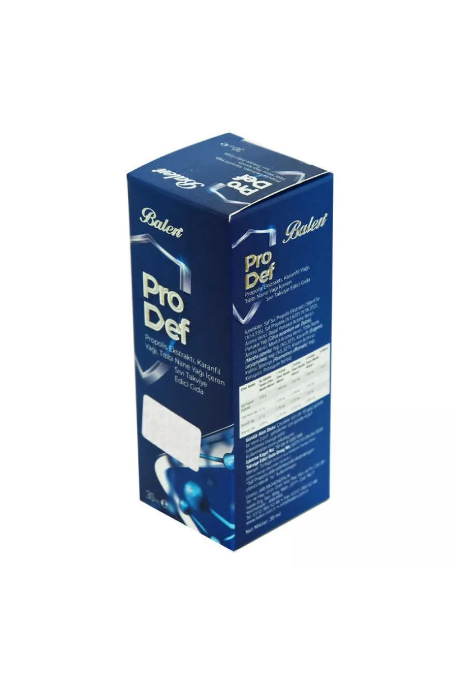 Prodef Propolis Ekstraktı Karanfil ve Nane Yağlı Takviye Edici Gıda 30 ML