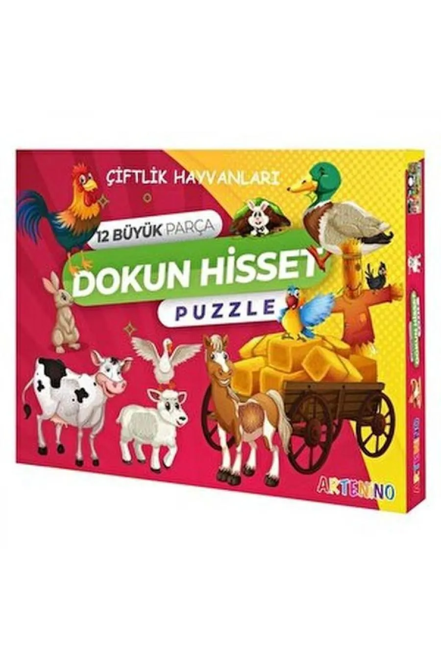 Çiftlik Hayvanları - Dokun Ve Hisset Puzzle  (4022)