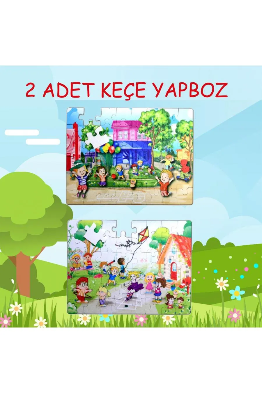 Oyun Parkı 5+ Keçe Yapboz - 5 Yaş Puzzle