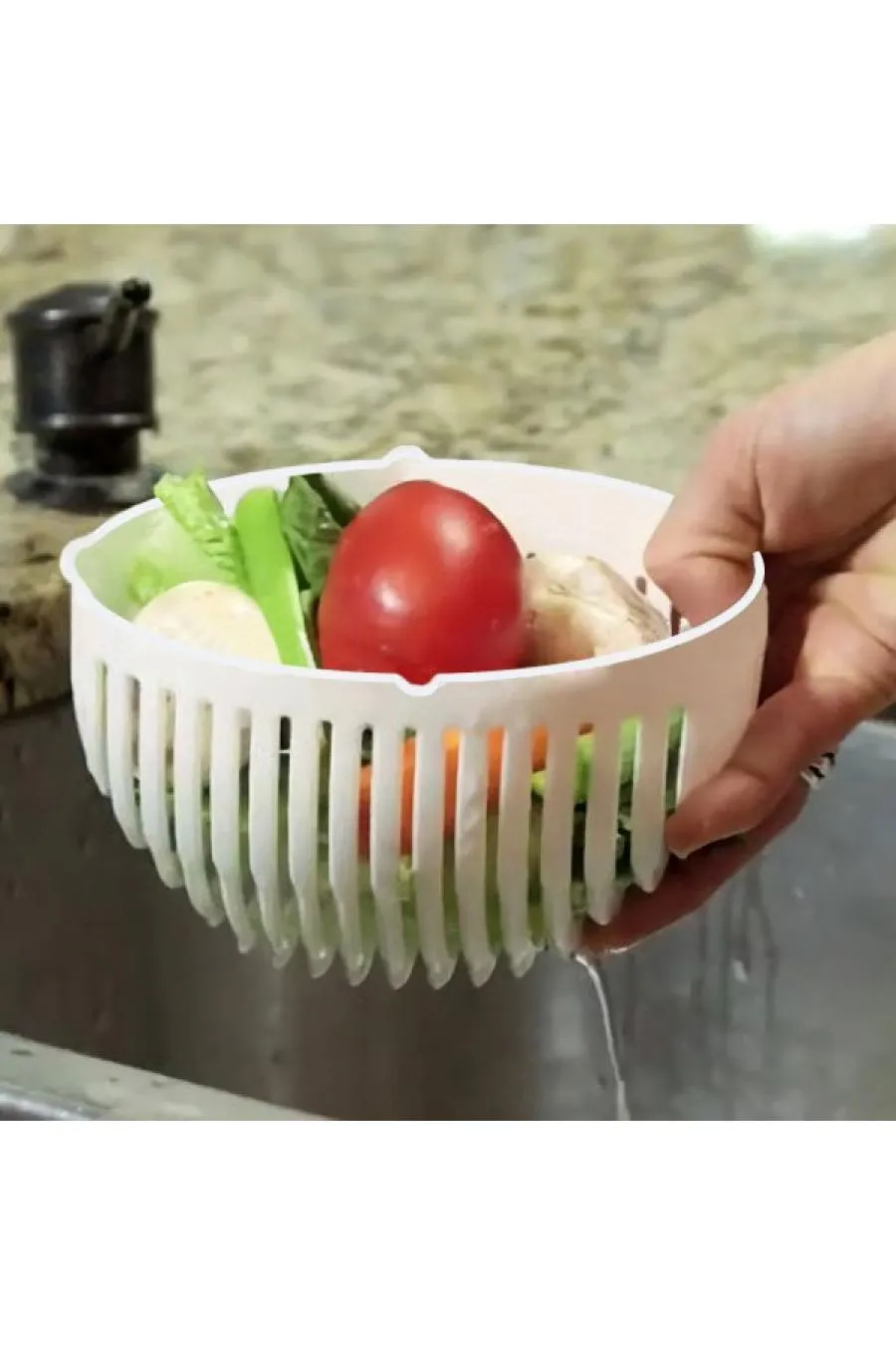 Salata Yapma Seti Pratik - Salad Cutter Bowl