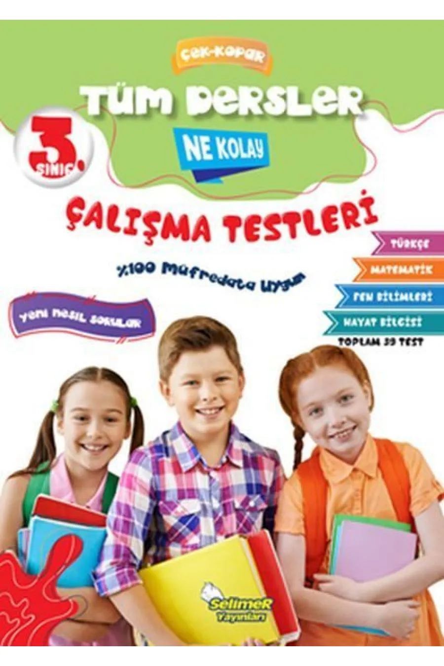 3. Sınıf Tüm Dersler Çek-Kopar Ne Kolay Çalışma Testleri  (4022)