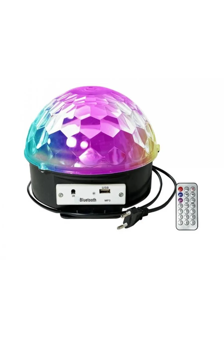 Kumandalı Kristal Led RGB Disko Topu