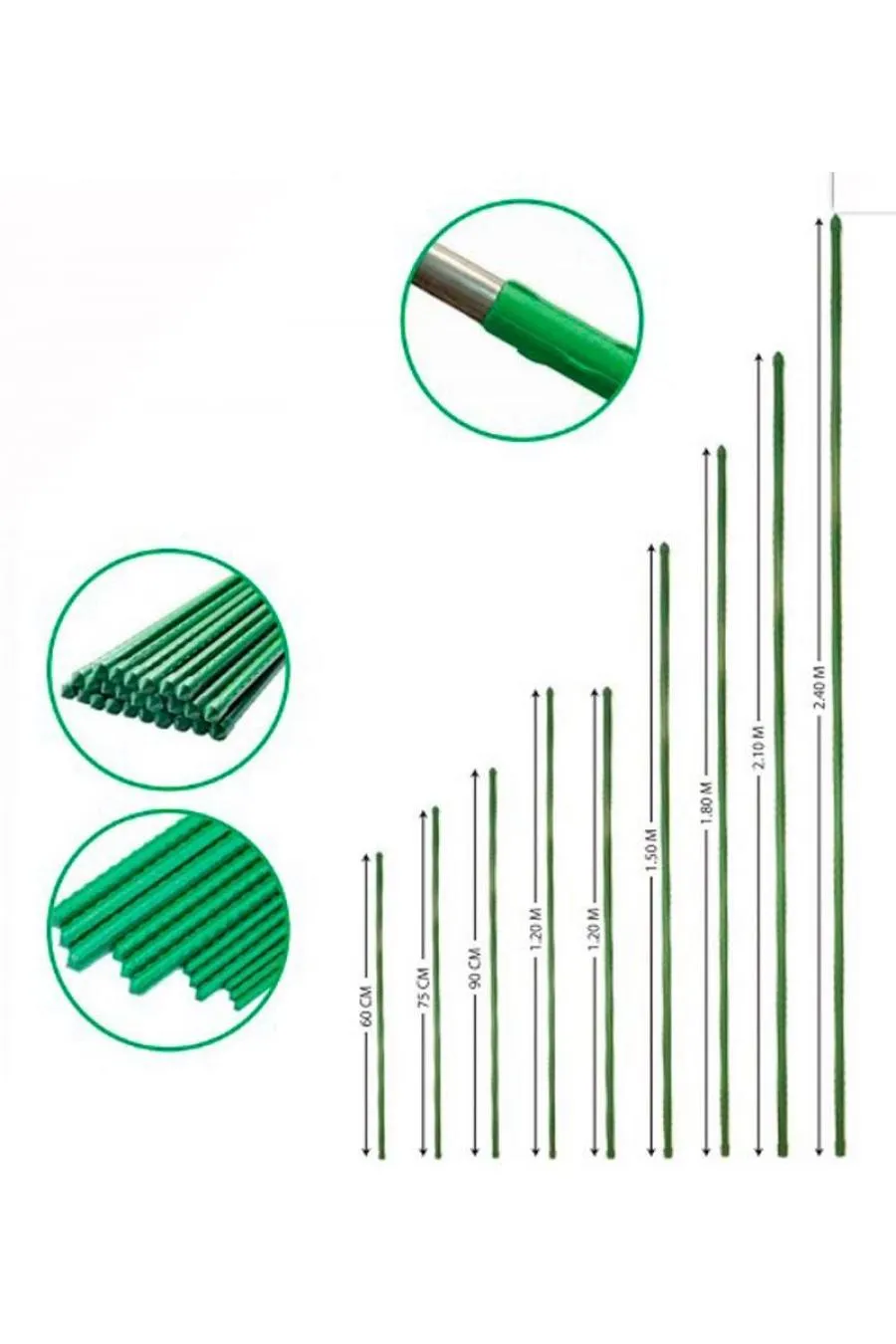 Bitki Destek ÇuBuğu 11 mm 150 cm 5 Adet