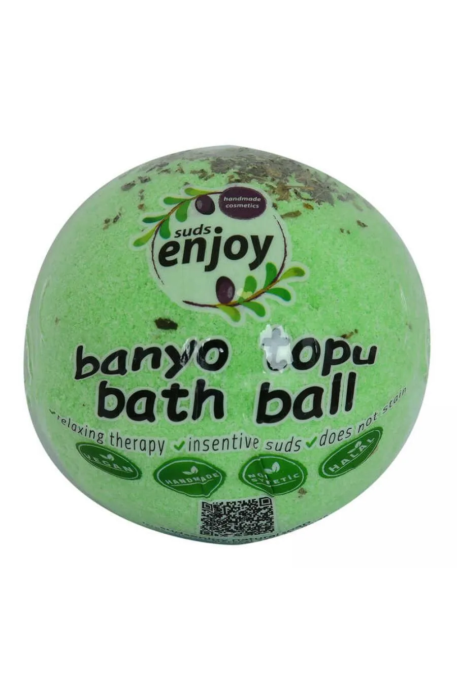 Okaliptuslu El Yapımı Banyo Küvet Topu Sabunu Yeşil 90-120 Gr