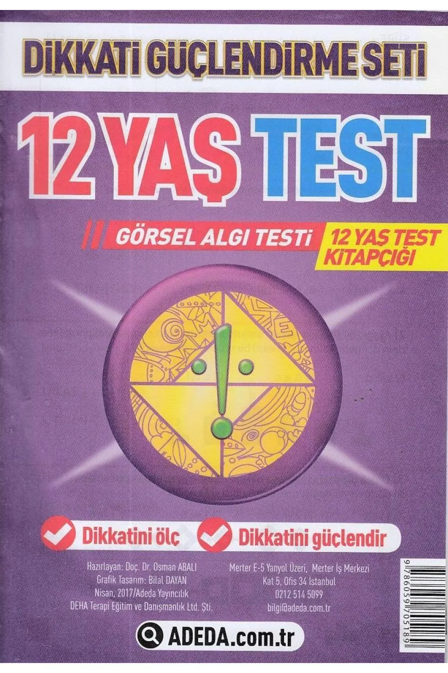 Dikkati Güçlendirme Seti 12 Yaş Test  (4022)