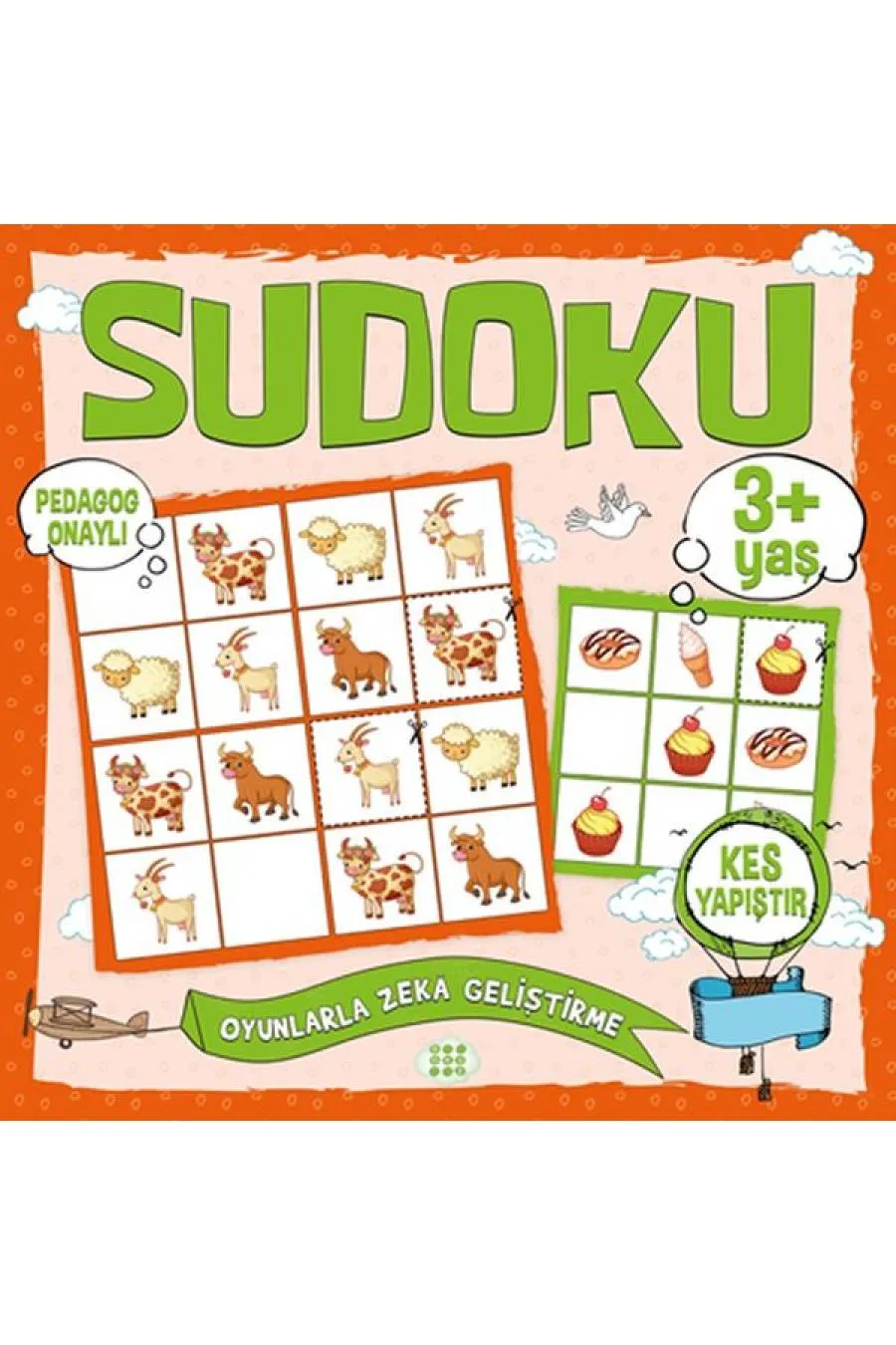 Çocuklar İçin Sudoku - Kes Yapıştır (3+ Yaş)  (4022)