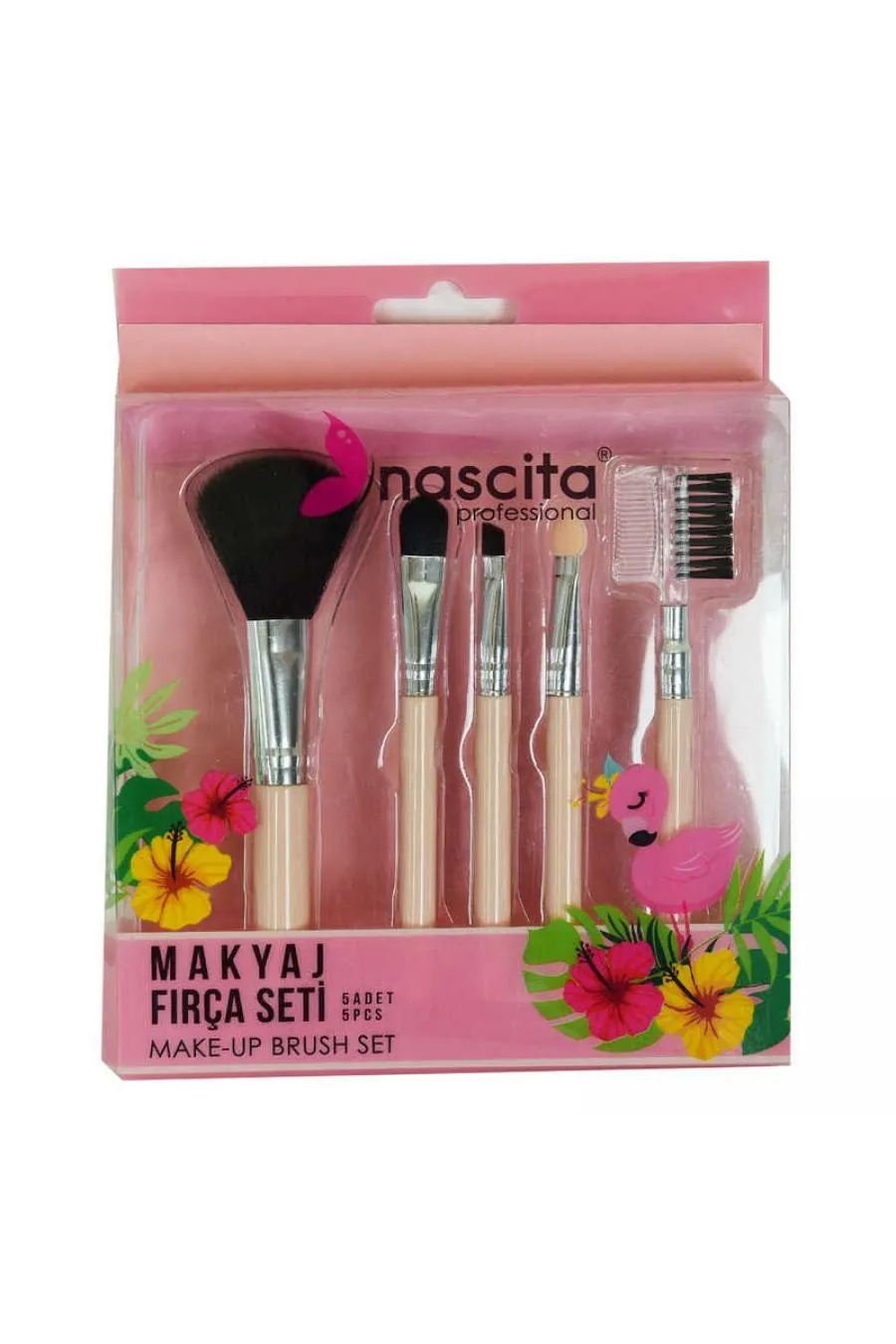 Makyaj Fırça Seti 5 Li Make-Up Brush Set Professional