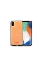 Antik Deri Sarı iPhone X / XS Kılıfı