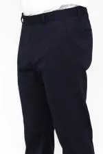 Desensiz Slim Fit Lacivert Erkek Pantolon - Wessi