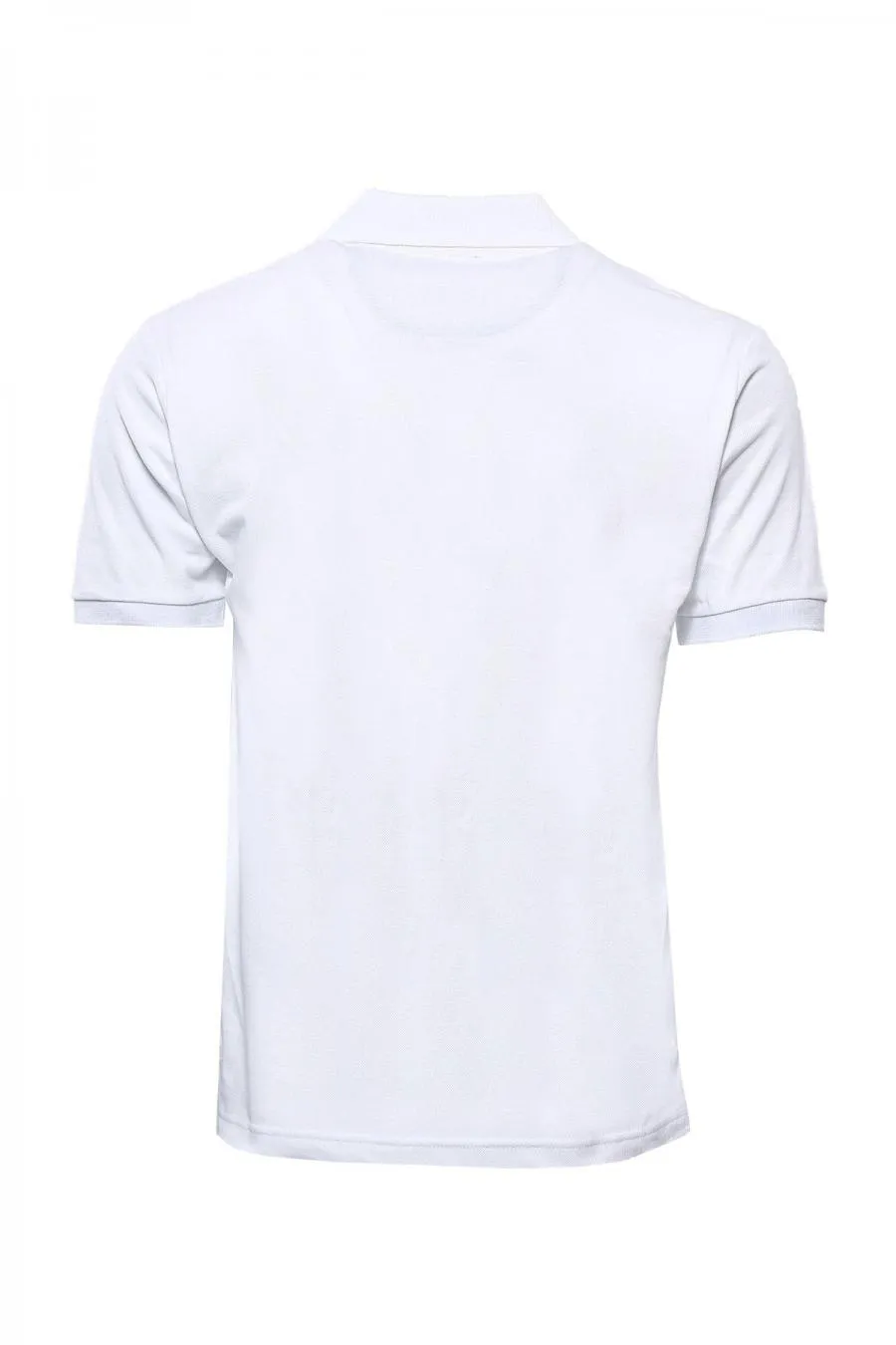 Polo Yaka Oxford Beyaz T-shirt - Wessi