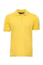 Polo Yaka Oxford Sarı T-shirt | Wessi