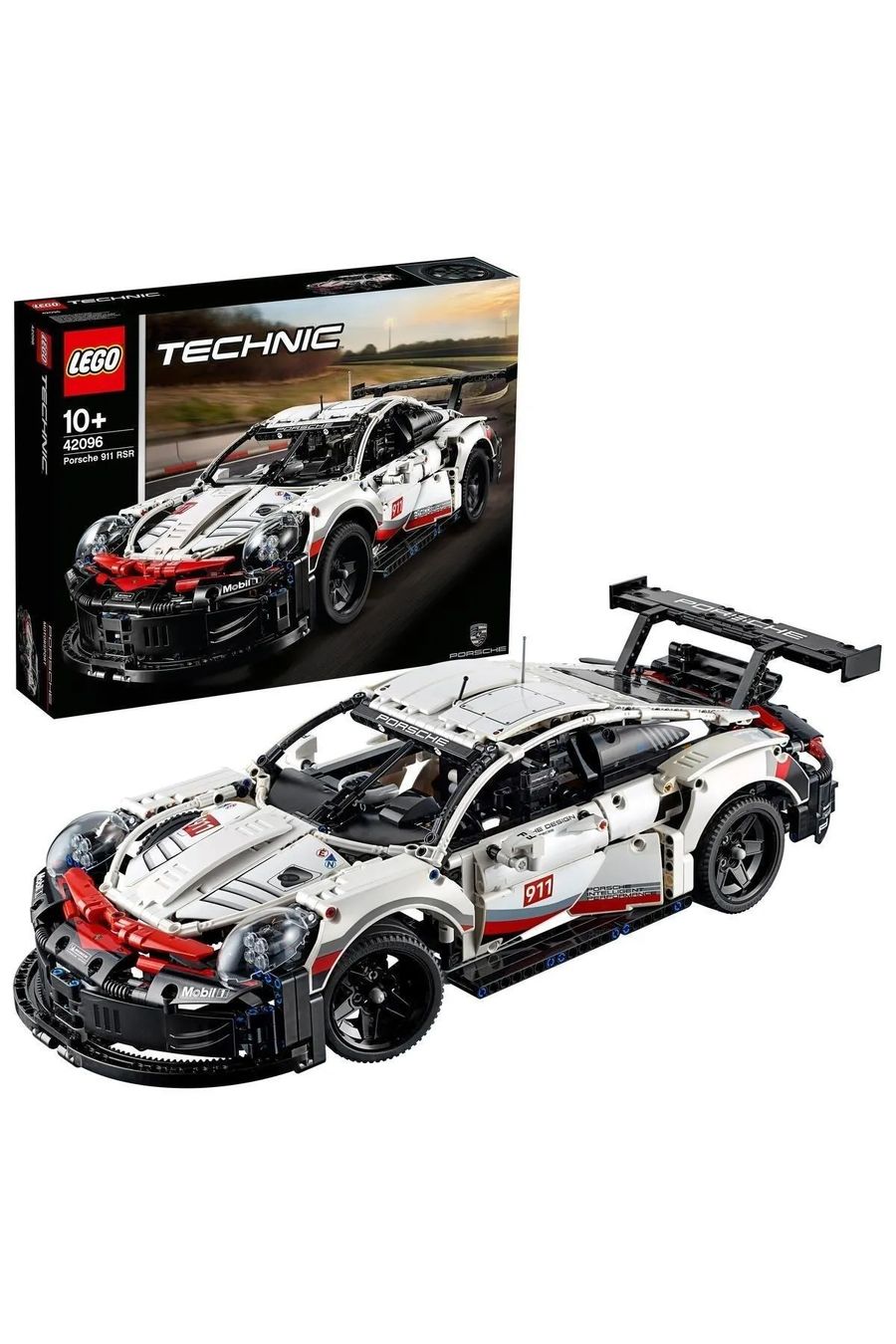 Technic 42096 Porsche 911 Rsr Yapım Kiti 1580 Parça- Çocuk Ve Yetişkin Için Koleksiyonluk