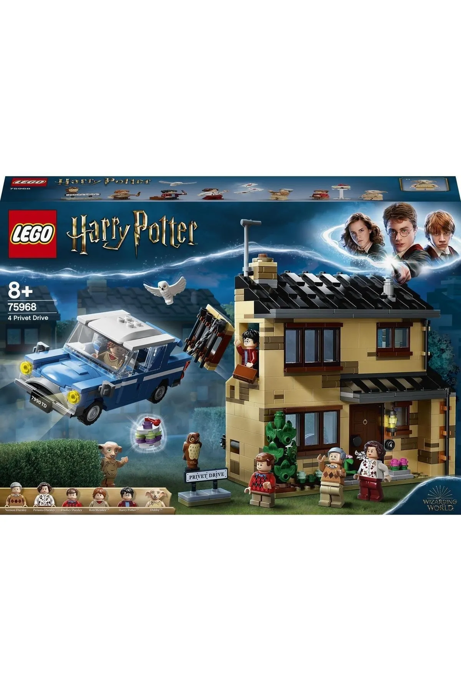 ® Harry Potter™ 4 Privet Drive 75968 - Çocuklar için Koleksiyonluk Oyun Seti (797 Parça)