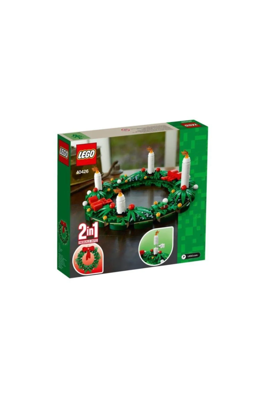 Seasonal 40426 Christmas Wreath 2in1