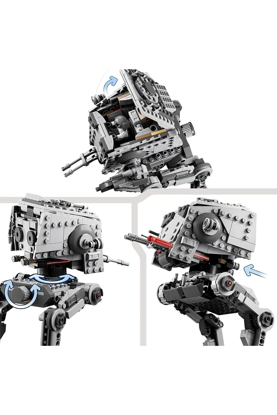 Star Wars™ Hoth™ AT-ST™ 75322 - 9 Yaş ve Üzeri Çocuklar için Oyuncak Yapım Seti (586 Parça)