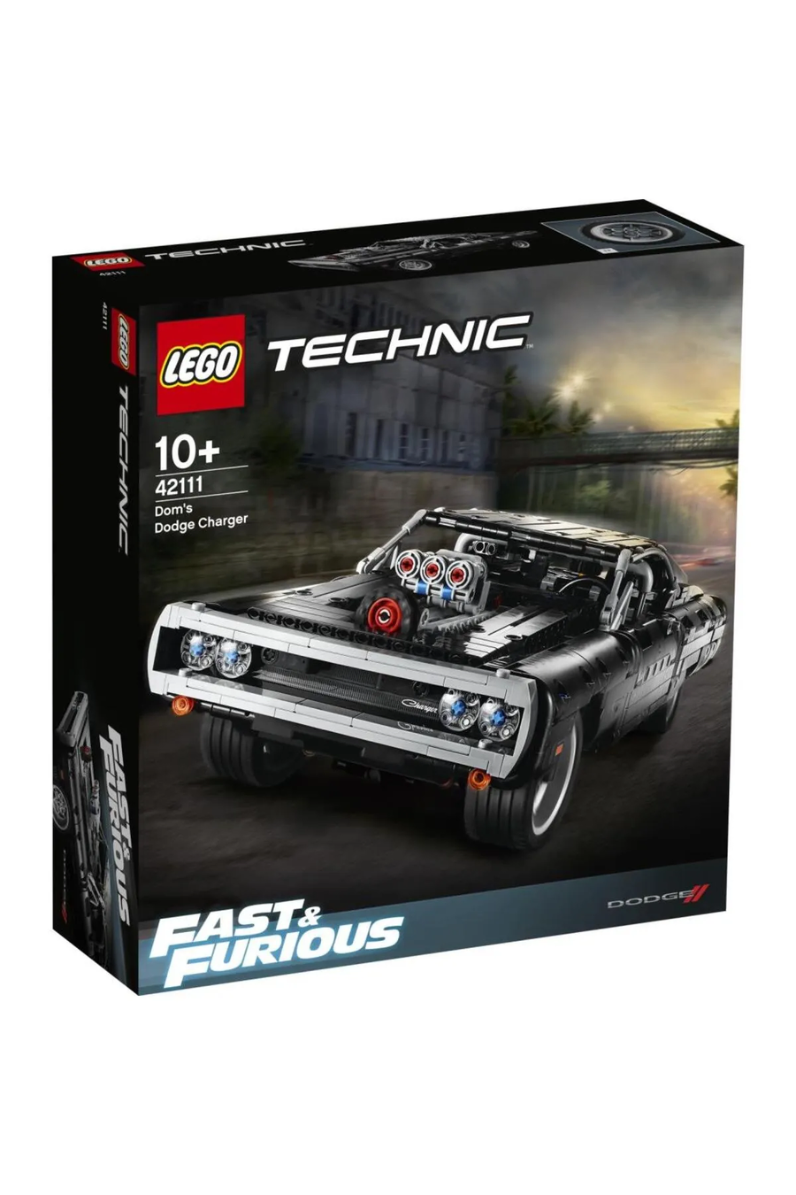 ® Technic Dom'un Dodge Charger'ı 42111 - Yetişkinler için Koleksiyonluk Yapım Seti (1077 Parça)