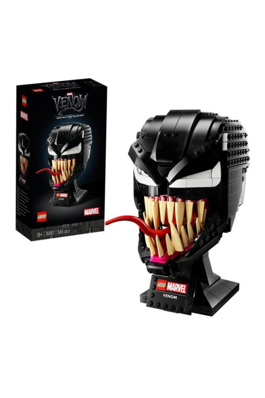 Örümcek Adam Venom 76187 Yşkinler için Koleksiyonluk Yapım S; Venom kesi Modeli (565 Parça)