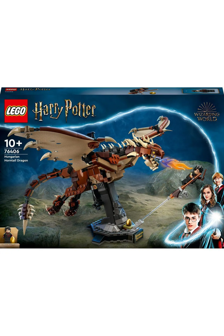 ® Harry Potter™ Macar Boynuzkuyruk Ejderhası 76406 - 10 Yaş ve Üzeri İçin Yapım Seti (671 Parça)