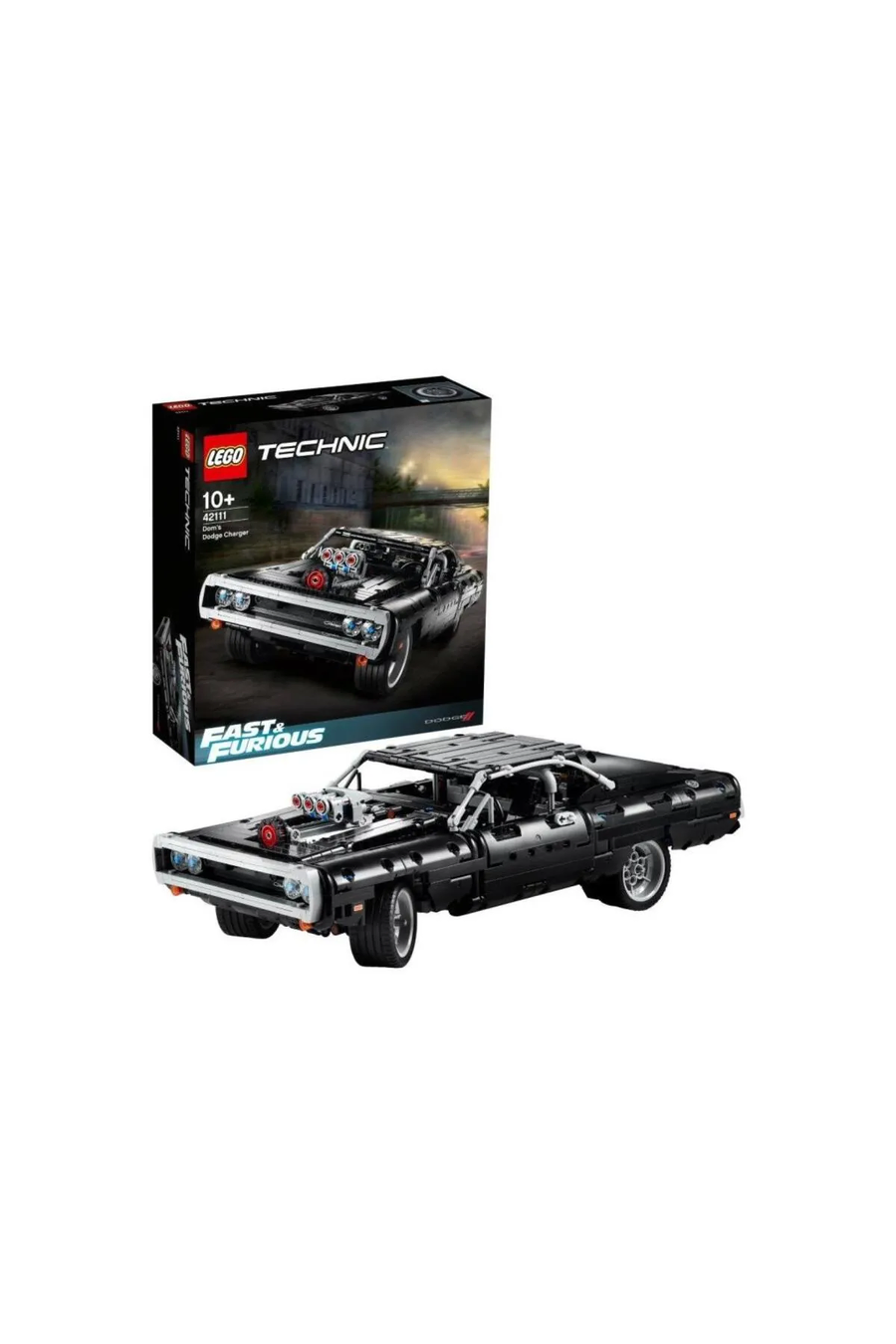 ® Technic Dom'un Dodge Charger'ı 42111 - Yetişkinler için Koleksiyonluk Yapım Seti (1077 Parça)