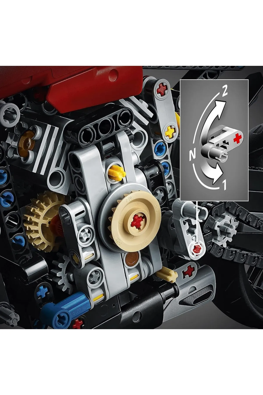 ® Technic Ducati Panigale V4 R 42107 - Yetişkinler için Araba Yapım Seti (646 Parça)