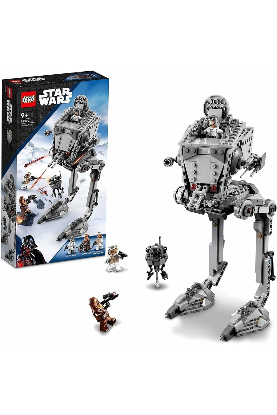 Star Wars™ Hoth™ AT-ST™ 75322 - 9 Yaş ve Üzeri Çocuklar için Oyuncak Yapım Seti (586 Parça)