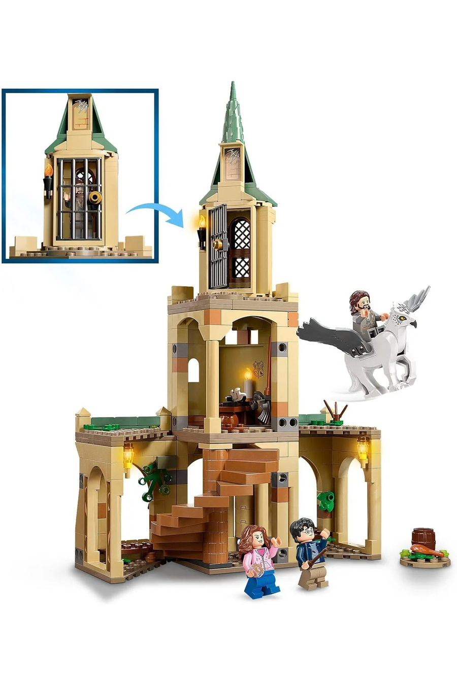 ® Harry Potter™ Hogwarts™ Avlusu: Sirius’un Kurtuluşu 76401 - Oyuncak Yapım Seti (345 Parça)