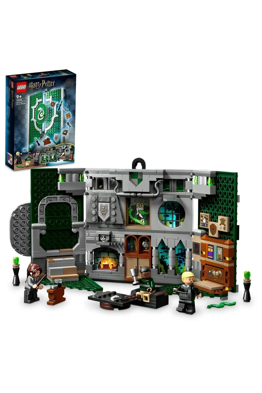 ® Harry Potter™ Slytherin™ Binası Bayrağı 76410 -Yaratıcı Oyuncak Yapım Seti (349 Parça)