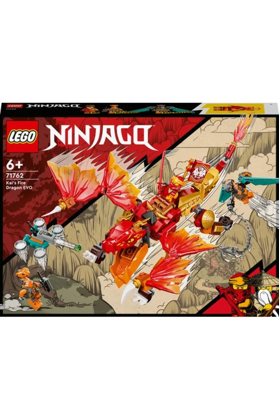 ® NINJAGO® Kai’nin Ateş Ejderhası EVO 71762 Yapım Seti (204 Parça)