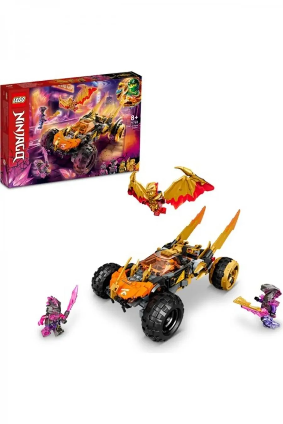 ® NINJAGO® Cole'un Ejderha Jipi 71769 - 8 Yaş ve Üzeri için Oyuncak Yapım Seti (384 Parça)