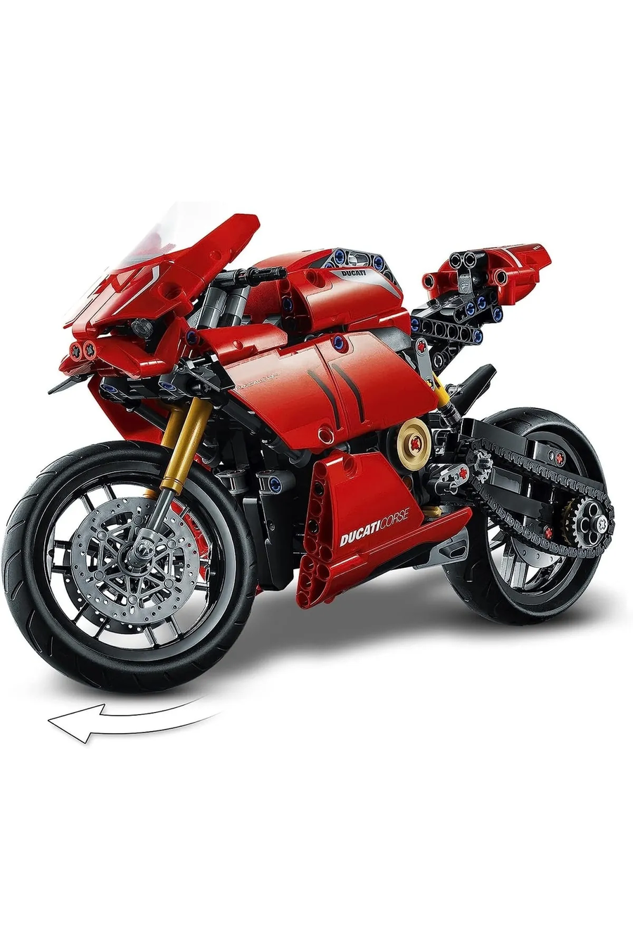 ® Technic Ducati Panigale V4 R 42107 - Yetişkinler için Araba Yapım Seti (646 Parça)