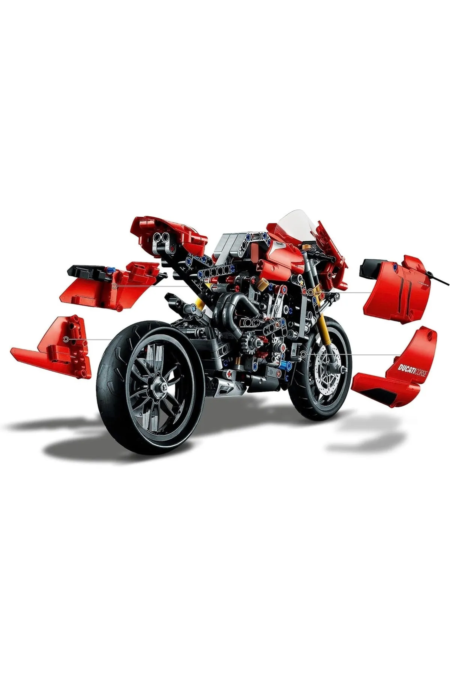 ® Technic Ducati Panigale V4 R 42107 - Yetişkinler için Araba Yapım Seti (646 Parça)