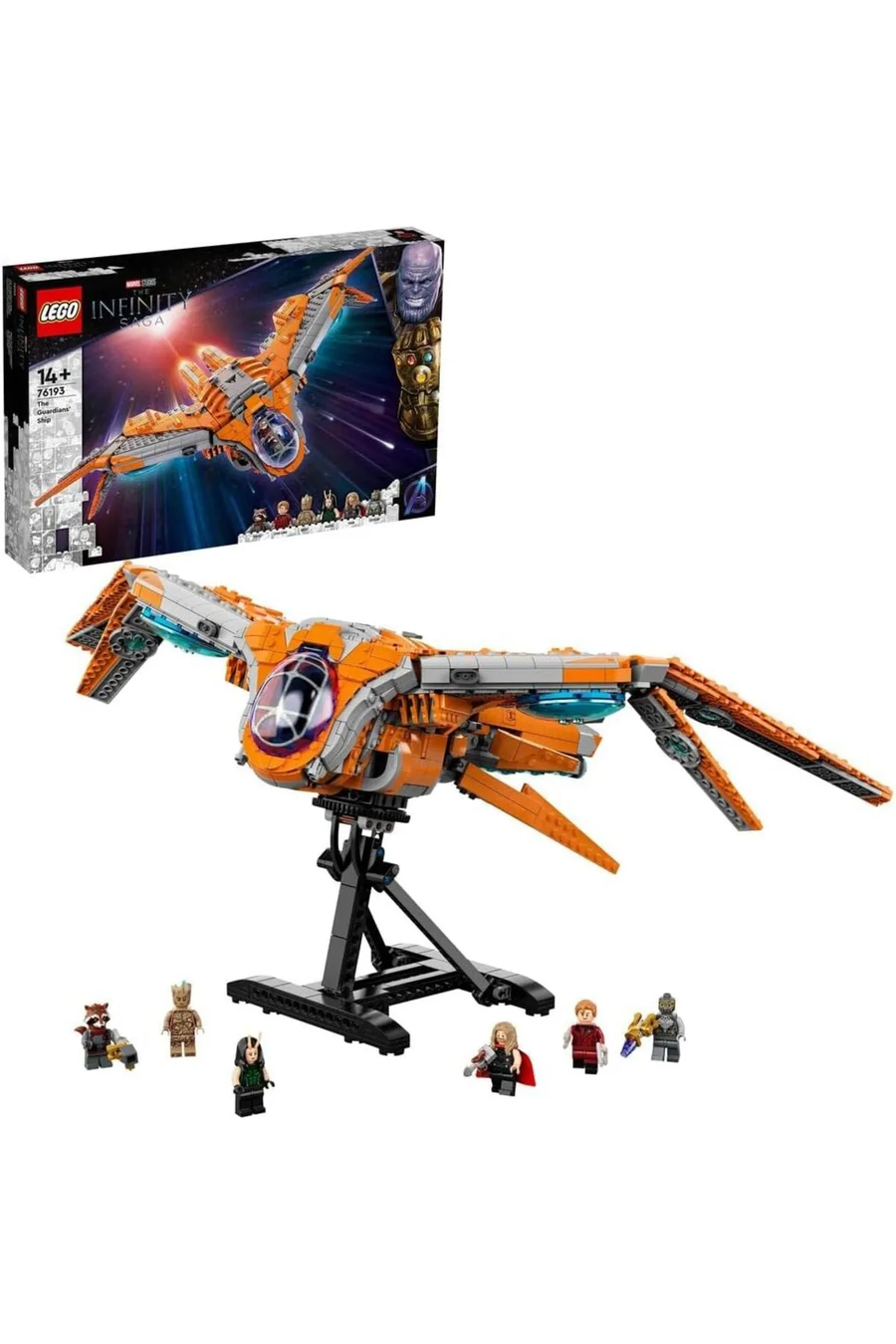 Koruyucuların Gemisi 76193 Uzay Gemisi Yapım S; Star-lord Ve Thor Dahil 6 Minifigür (1902 PARÇA)