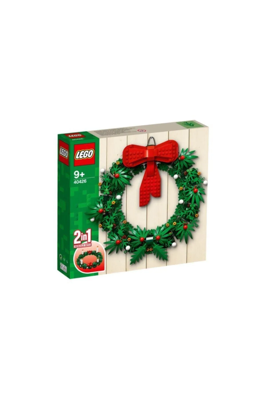 Seasonal 40426 Christmas Wreath 2in1